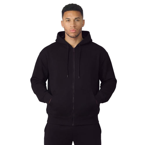 GMAN Essentials Zipper Hoodie, black, bulk basics Tampa FL