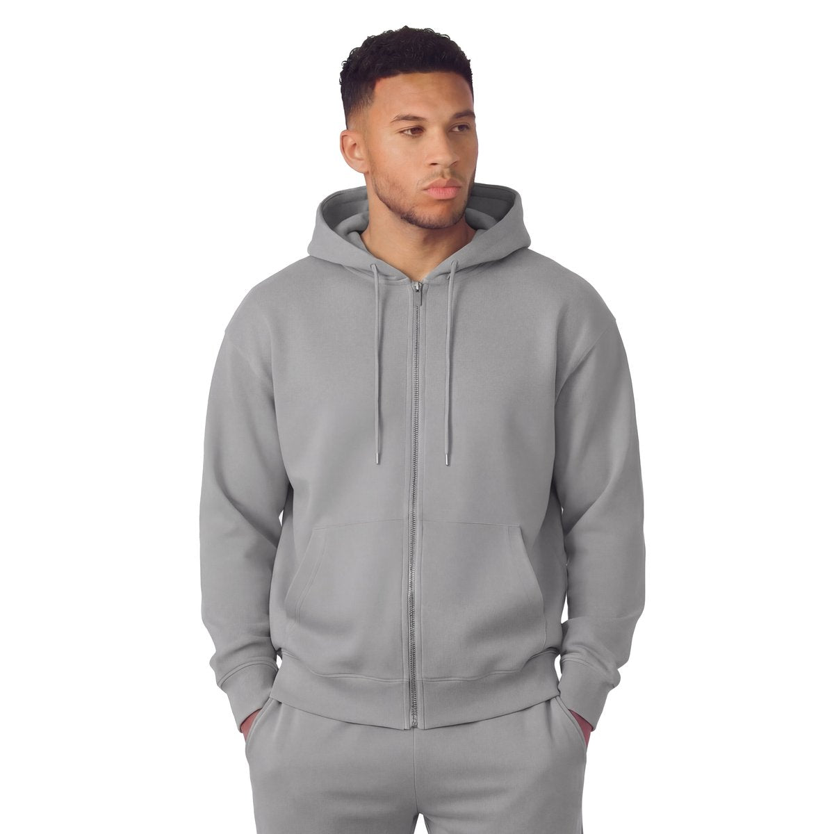 Gman Essentials Zipper Hoodie | Oversized Heavyweight Loopback