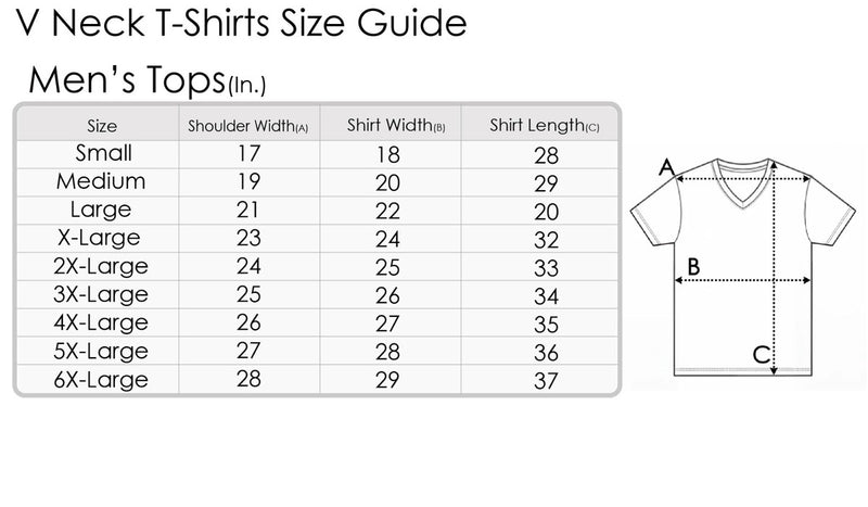 V-Neck T-Shirts - 6/Pack