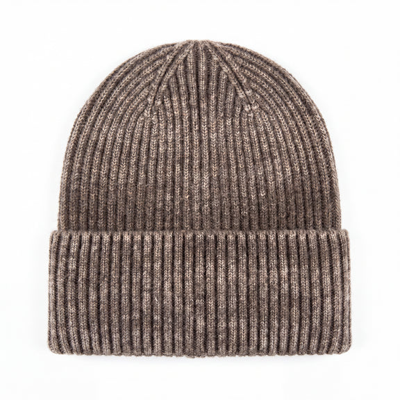 GMAN Solid Color Knit Beanie, heather taupe, bulk basics Tampa FL