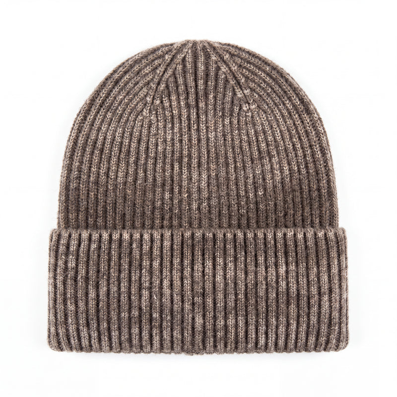 GMAN Solid Color Knit Beanie, heather taupe, bulk basics Tampa FL
