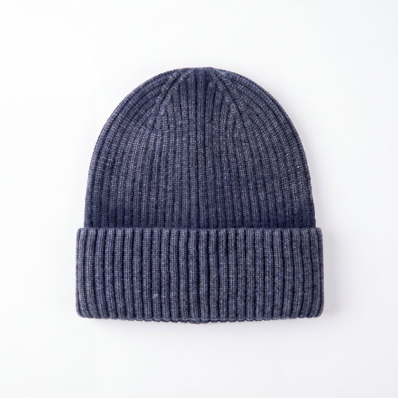 GMAN Solid Color Knit Beanie, navy, bulk basics Tampa FL
