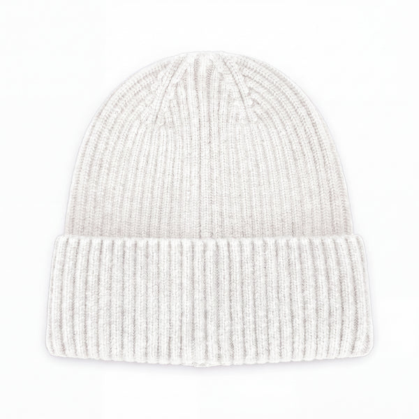 GMAN Solid Color Knit Beanie, white, bulk basics Tampa FL