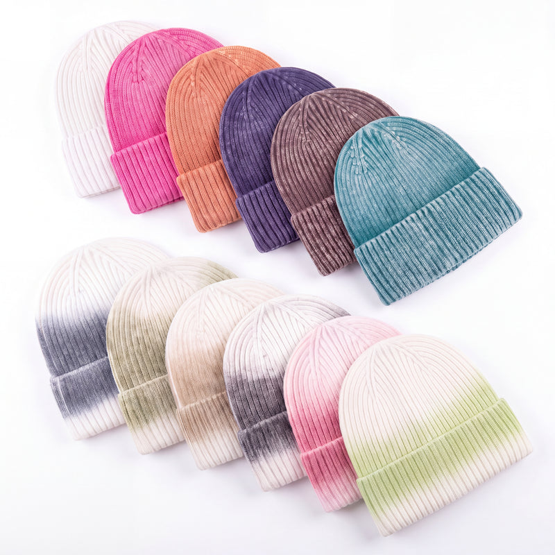 GMAN knit beanies in solid and faded wash colors, bulk basics Tampa FL