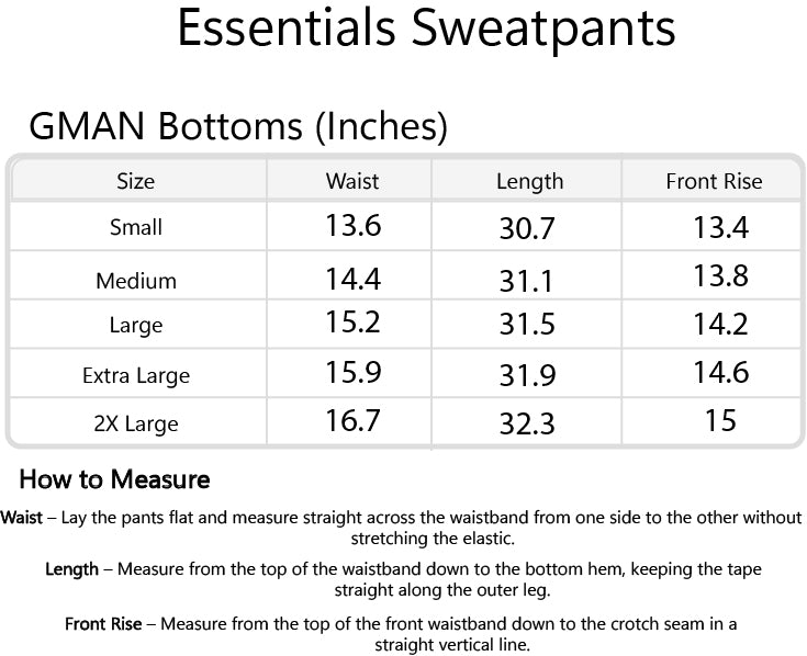 Gman Essentials Jogger Sweatpants for men by GMAN from Gman