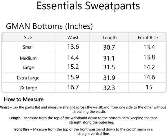 Gman Essentials Jogger Sweatpants for men by GMAN from Gman