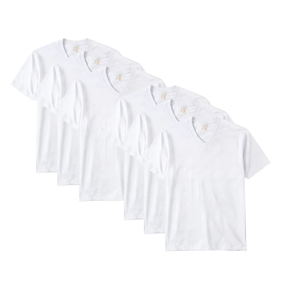 V Neck 6 Pack Gman USA white colors, Tampa, Florida | Gman USA