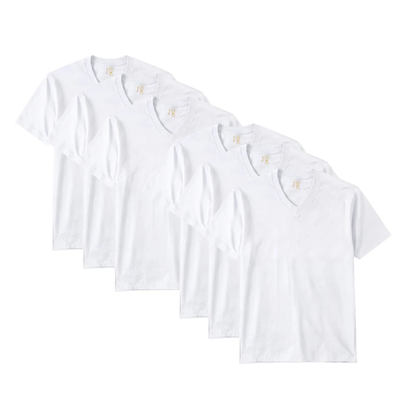 V Neck 6 Pack Gman USA white colors, Tampa, Florida | Gman USA