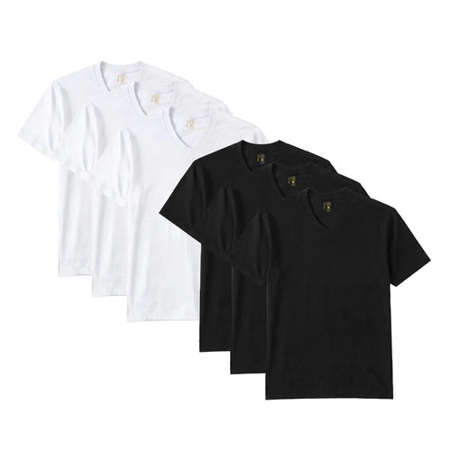 V - Neck T-Shirts - 6/Pack for men by Gman from Gman